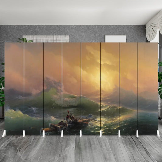 Ninth Wave Marinist 8 Panel Room Divider
