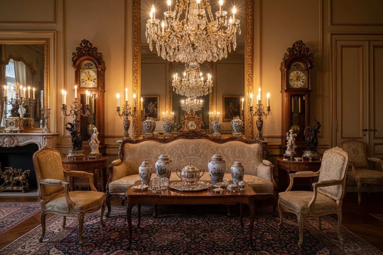 A slew of expensive antiques