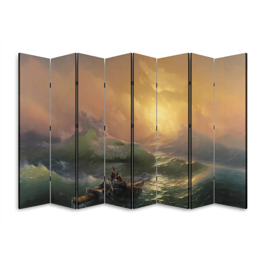 Ninth Wave Marinist 8 Panel Room Divider